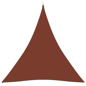 VidaXL Zonnescherm driehoekig 4,5x4,5x4,5 m oxford stof terracotta
