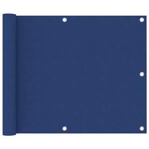 VidaXL Balkonscherm 75x600 cm oxford stof blauw