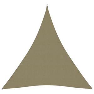 VidaXL Zonnescherm driehoekig 4x5x5 m oxford stof beige