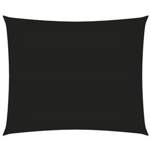 VidaXL Zonnescherm rechthoekig 3,5x4,5 m oxford stof zwart