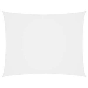 vidaXL Sonnensegel Oxford-Gewebe Rechteckig 3x4,5 m Weiß 