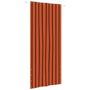 vidaXL Balkon-Sichtschutz Orange und Braun 120x240 cm Oxford-Gewebe 