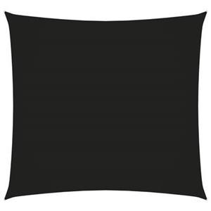 VidaXL Zonnescherm vierkant 3,6x3,6 m oxford stof zwart