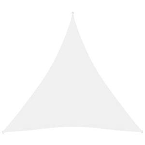 vidaXL Sonnensegel Oxford-Gewebe Dreieckig 4x4x4 m Weiß 