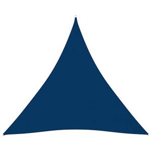 vidaXL Sonnensegel Oxford-Gewebe Dreieckig 5x6x6 m Blau 