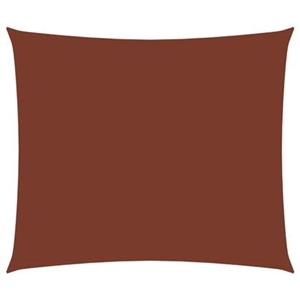 vidaXL Sonnensegel Oxford-Gewebe Rechteckig 3,5x5 m Terracotta-Rot 
