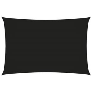 VidaXL Zonnescherm rechthoekig 2x4,5 m oxford stof zwart
