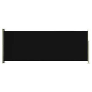 VidaXL Tuinscherm uittrekbaar 200x500 cm zwart