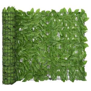 VIDAXL Balkon-sichtschutz Mit Grünen Blättern 500x100 Cm