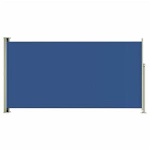 VidaXL Tuinscherm uittrekbaar 160x300 cm blauw