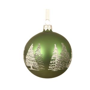 KSD Kerstbal Glas Greendecoratie:thick An