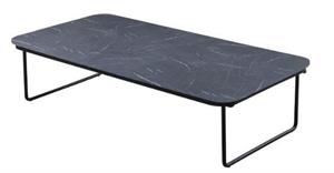 Yoi Taiyo coffee table 120x60x30cm. alu black/Hpl slate
