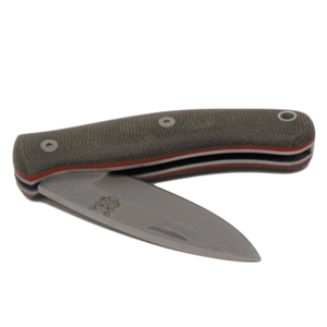 TBS Outdoor Boar Folding Pocket EDC Knife CANVAS MICARTA