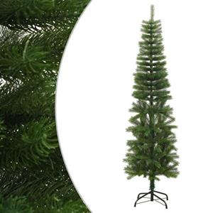vidaXL Künstlicher Weihnachtsbaum mit Ständer Schlank 180 cm PE 