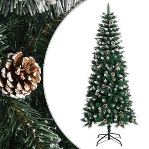 VIDAXL kunstkerstboom met dennenappels 180cm PVC