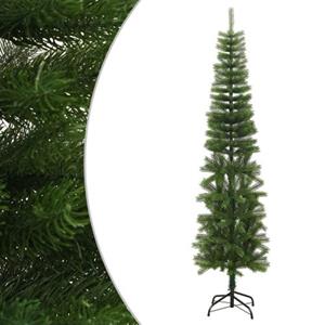 vidaXL Künstlicher Weihnachtsbaum mit Ständer Schlank 240 cm PE 