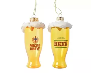 Decoris Kersthanger bier l5.3b5.3h13.2cm 