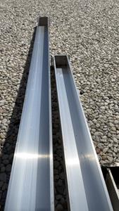 Intergard Aluminium profiel U-profiel voor betonschutting