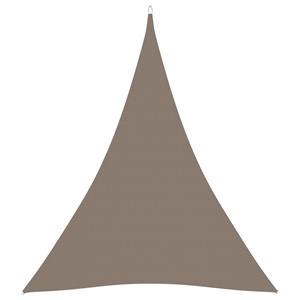 vidaXL Sonnensegel Oxford-Gewebe Dreieckig 3x4x4 m Taupe 