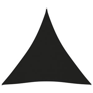 VidaXL Zonnescherm driehoekig 3x3x3 m oxford stof zwart