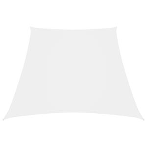 vidaXL Sonnensegel Oxford-Gewebe Trapezförmig 2/4x3 m Weiß 