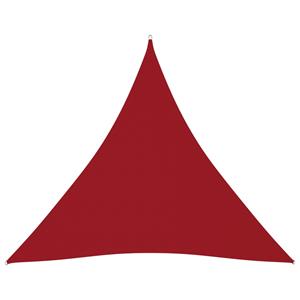 vidaXL Sonnensegel Oxford-Gewebe Dreieckig 4,5x4,5x4,5 m Rot 