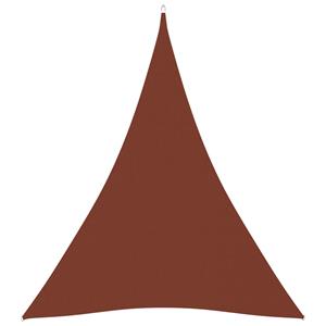 vidaXL Sonnensegel Oxford-Gewebe Dreieckig 5x6x6 m Terracotta-Rot 