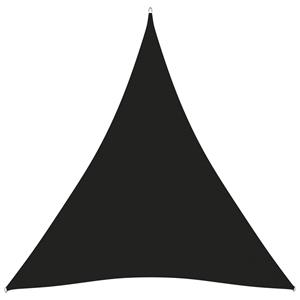 VidaXL Zonnescherm driehoekig 5x6x6 m oxford stof zwart