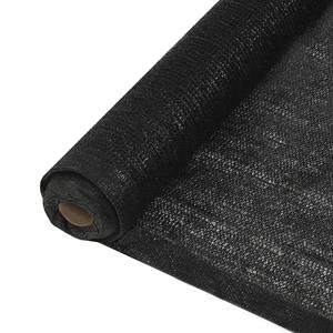 vidaXL Sichtschutznetz HDPE 2x10 m Schwarz 150 g/m² 