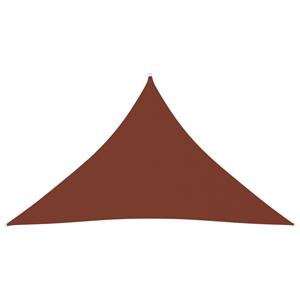 VidaXL Zonnescherm driehoekig 5x5x6 m oxford stof terracottakleurig