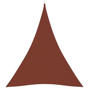 vidaXL Sonnensegel Oxford-Gewebe Dreieckig 5x7x7 m Terracotta-Rot 