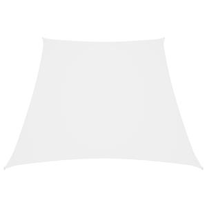 vidaXL Sonnensegel Oxford-Gewebe Trapezförmig 3/5x4 m Weiß 