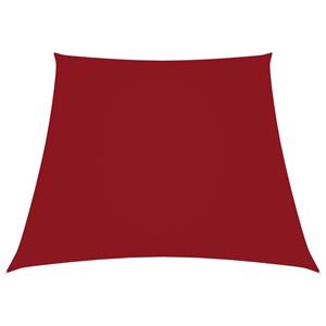 vidaXL Sonnensegel Oxford-Gewebe Trapezförmig 3/5x4 m Rot 