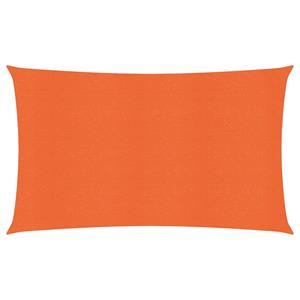 vidaXL Sonnensegel 160 g/m² Orange 2x5 m HDPE 