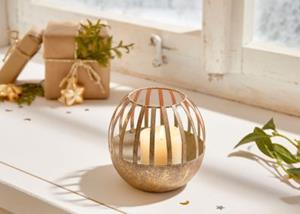 HOME Living Windlicht SPAR-SET 2x Golden Windlichter gold