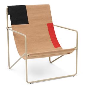 fermliving-collectie ferm LIVING-collectie Desert Chair - Cashmere/Block