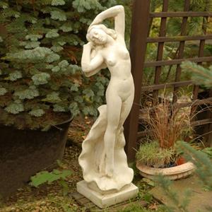 Gartentraum.de Venus Aktskulptur für den Garten - eindrucksvolle Steinguss Dekoration - Valentina / Tyrolia