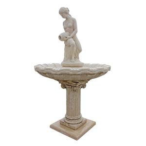Gartentraum.de Gartenbrunnen im Antik Design mit Frau als Brunnenskulptur - Grazia / Antikia