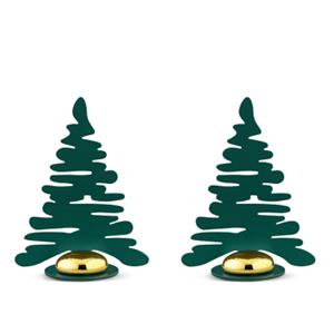 Alessi BARK for Christmas Tree set place markers groen (2)