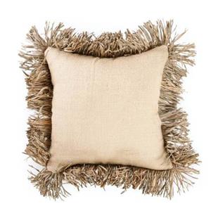 Bazar Bizar - De Jute Bonita Kussenhoes - Naturel - 40x40