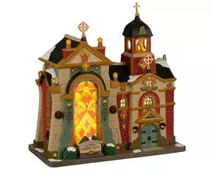 Lemax Cathedral Of Eternal Light  Caddington Village Collection 2022
