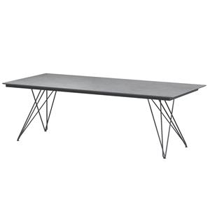 4 Seasons Outdoor Tampa dining tuintafel 220x95xH75 cm donkergrijs 