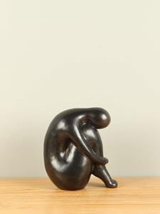 HO-Jeuken Sculptuur brons Denkertje klein