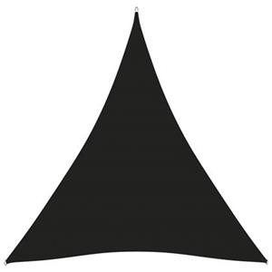 VidaXL Zonnescherm driehoekig 3x4x4 m oxford stof zwart