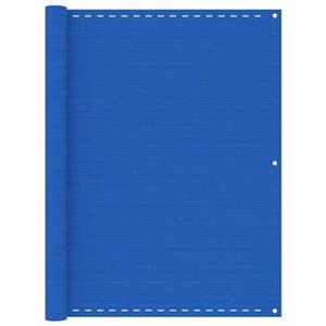 VidaXL Balkonscherm 120x500 cm HDPE blauw
