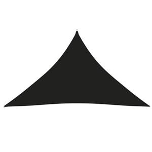 VidaXL Zonnescherm driehoekig 2,5x2,5x3,5 m oxford stof zwart