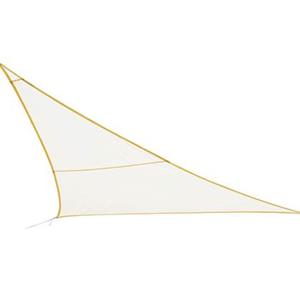 Practo  Schaduwzeil - Driehoek - Polyetheen - 5 x 5 m - Crème
