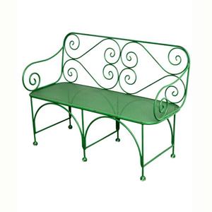 Gartentraum.de Elegante antik Garten Sitzbank aus Gusseisen - Milaine / grau / 120x48x90cm