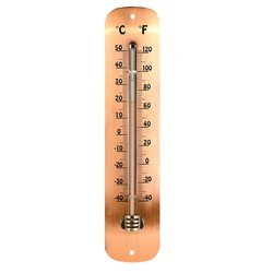 Verkupfertes Thermometer von Esschert Design