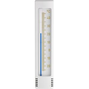 Express Buitenthermometer kunststof wit/goud 14.5 cm